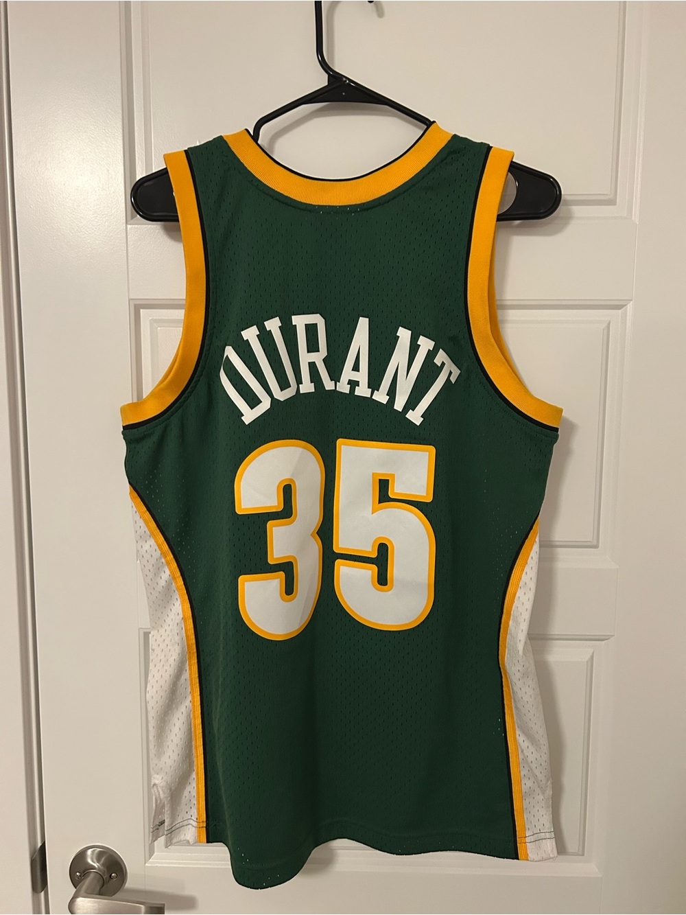 Mitchell & Ness Green, White and Gold Hardwood Classics NBA Jersey Patch